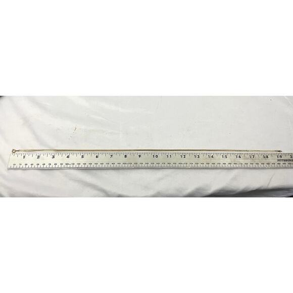 VTG Gold Tone Chain Necklace 19" MCM Elegant Unsigned - Picture 7 of 14